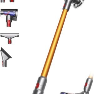 Dyson V8 Absolute Aspirateur sans Fil, 115 AW, Jusqu’à 40 Min d’autonomie, Brosse Motorbar Anti-enchevêtrement, élimine Les Poils d’Animaux, tête Fluffy, aspirateur à Main et Sol
