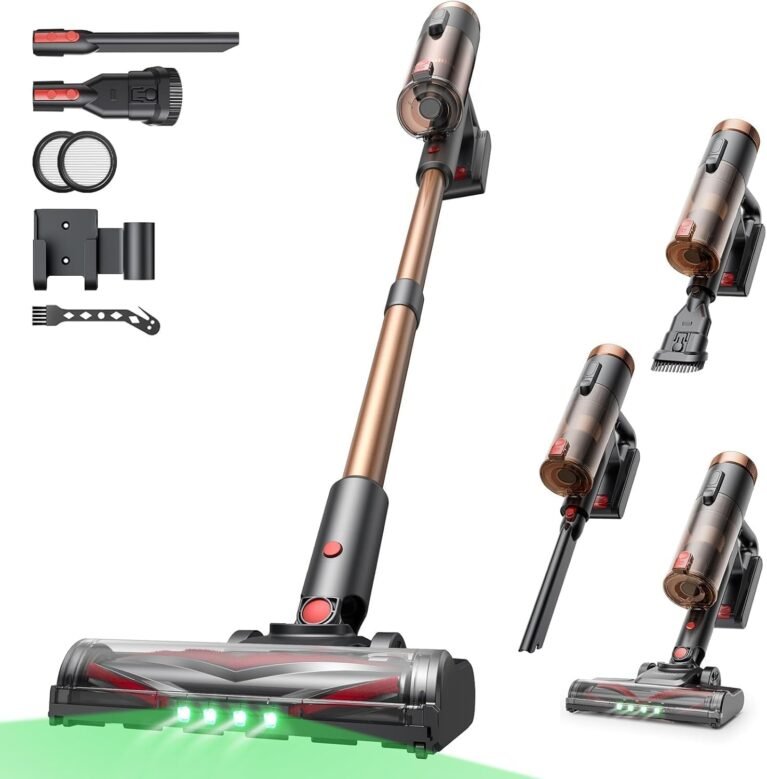 Proscenic P11 Ultra+ aspirateur balai sans fil laser vert