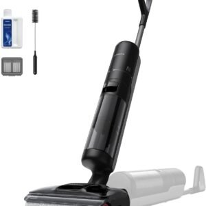 dreame H12 Pro FlexReach Aspirateur Laveur, portée à Plat à 180°, séchage 5 Min, Aspiration 18 000 Pa, Lavage à Chaud à 90 °C, Nettoyage Deux Bords, 50 Minutes de Nettoyage