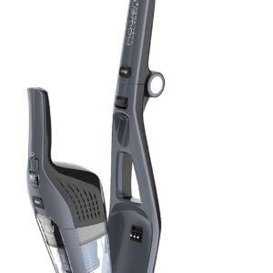 Rowenta Aspirateur balai sans fil 2 en 1, Aspirateur à main intégré, Lumière LED, Léger, Poignée pliable, Autonomie 75 min, Toutes types de sols, Technologie cyclonique, Dual Force 2-en-1 RH6756WO