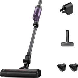 Rowenta Aspirateur Balai sans Fil Multifonction, Léger, Convertible en aspirateur à Main, Autonomie 40 Min, Base de Charge Murale, Nombreux Accessoires, X-Nano, RH1128WO