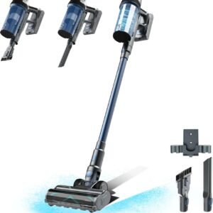 Cecotec Aspirateur Balai sans Fil Conga Rockstar RS50 X-Treme. 120AW, Moteur de 400W, Autonomie 60mins en Mode Eco, Tube Rigide et Brosse Mixte XL, Nettoie jusqu'à 130m2