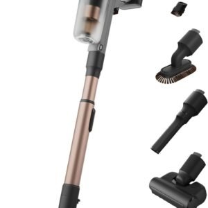 Electrolux 800, Aspirateur Balai sans Fil, Brosse motorisée LED, 50 Min d’autonomie, Système cyclonique, Mode Auto économe en énergie, Batterie Lithium 25,2V, EP82AB25UG, Gris