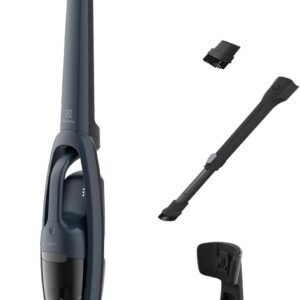 Electrolux 500 Clean, Aspirateur Balai sans Fil 2 en 1, Brosse Auto-nettoyante, Jusqu'à 50 Min d'Autonomie, 58% de Plastique Recyclé, ES52CB21DB, Bleu
