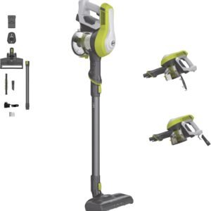 Hoover HF110H Aspirateur Balai sans Fil, Puissant 22V, Grande Capacité 0.9 L, Grande Autonomie 40 Min, Vidage Facile, Position Park & GO, Electrobrosse LED, Brosse Multi-Surfaces, Suceur Plat