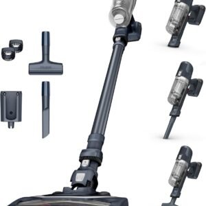 Rowenta X-Pert6.60 Aspirateur balai sans fil multifonction, Puissance de 100W, 45 minutes d'autonomie RH6831EO, Noir