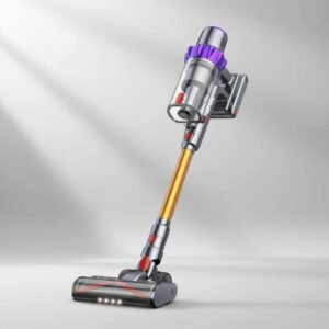 SMOTURE VC80 Aspirateur Balai sans Fil, 450W/40KPa Puissance, 55min d'Autonomie, Écran Tactile et Boutons Mécaniques, Aspirateur Vertical 1.5L, Idéal pour Tapis, Poils d’Animaux, Sols Durs et Voiture