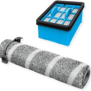 BISSELL Kit d’accessoires CrossWave OmniForce Edge, Inclut le rouleau-brosse multi-surface ZeroGap et un filtre, Compatible avec le CrossWave OmniForce Edge modèles 4017N, 3999N, 4000N, 4076