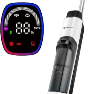 Hearten Aspirateur Laveur. Nettoyage en Profondeur par électrolyse de l'eau. Instructions vocales. Autonettoyage. Affichage LED pour sols durs, Poils d'animaux et foyers avec Enfants.