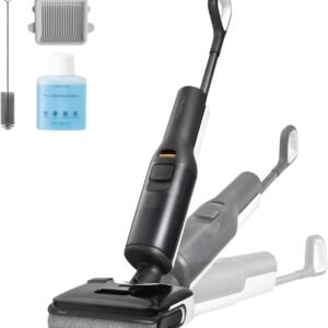 roborock F25 LT aspirateur Laveur 20 000 Pa,Autonettoyage à Haute température de 90 °C, séchage Rapide, inclinable à 180°, Nettoyage Bord à Bord pour sols durs.