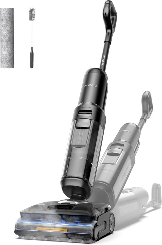 tineco floor one s7 stretch steam aspirateur balai vapeur sans fil tout-en-un