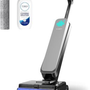 Tineco Floor One S9 Scientist Aspirateur Laveur, StreakFree, HydroBurst, SmoothDrive 360°, Anti-emmêlement DualBlock, FlashDry 85°C, autonomie 80min, Nettoyage Bords 3 Faces, 180° à Plat