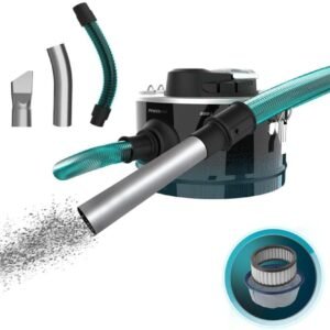 Cecotec Aspirateur de Cendres Compact Conga Ash 2000 Home 10L. Puissance 800W, 14kPa, Tuyau avec revêtement métallique, Filtre à Mailles métalliques, buse 38mm, poignée de Transport, Cordon de 3m
