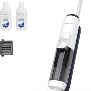 Tineco iFLOOR 5 Breeze Complete Aspirateur Laveur, Aspirateur Sec Humide sans Fil pour Sols durs, Nettoyage des Bords, Auto-Nettoyage Automatique, 35 Min d'autonomie, Conception légère