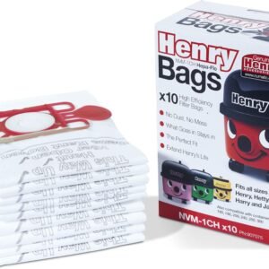 Henry NVM-1CH/907075 HepaFlo Lot de 10 sacs d'aspirateur