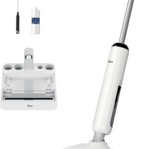 Hoover HW400 Aspirateur Laveur, sans Fil, Eau et Poussières, 180° à Plat, 50 Min Autonomie, Techologie Anti-emmêlement, Auto-Nettoyage 70 °C et Séchage 30 Min, Nettoyage Triple Bord, 17000 Pa