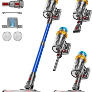 Aspirateur Balai sans Fil, 650W/55KPA/70Min Aspirateur sans Fil Puissant Autoportante/Super1,8L Cup, Écran LED/Brosse Anti-Enchevêtrement/Aspirateur Balai, Sols Durs,Poils d'animaux et Voiture