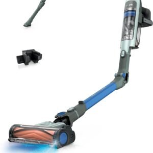 Shark PowerDetect Speed, Aspirateur Balai sans Fil, Nettoyage en arrière, Filtration Anti-allergène HEPA, Jusqu’à 60 Min d’autonomie, avec Support Mural et suceur Plat, Sauge givrée IA1243FR