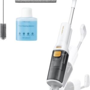 roborock F25 GT Gen2 Set Aspirateur Laveur 20kPa, Autonettoyage 90°C | Aspirateur sans Fil Autonettoyage à Haute température de 90 °C, inclinable à 180° Nettoyage Deux Bords