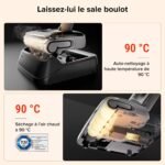 Aspirateur Laveur sans Fil Roborock F25 GT : Nettoyage à Eau Chaude 90°C