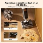 Aspirateur Laveur sans Fil Roborock F25 GT : Nettoyage à Eau Chaude 90°C