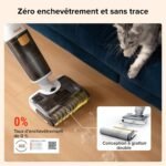 Aspirateur Laveur sans Fil Roborock F25 GT : Nettoyage à Eau Chaude 90°C