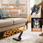 Aspirateur Balai sans Fil Zynet S9 : 45 minutes et lumière verte