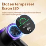 Aspirateur Balai sans Fil Zynet S9 : 45 minutes et lumière verte