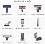 Aspirateur Balai sans Fil Dyson V8 Absolute : 40 Min et Anti-Poils