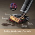 Aspirateur Laveur Dreame H15 Pro Heat : Eau Chaude et Bras IA