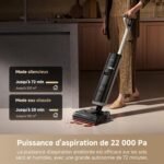 Aspirateur Laveur Dreame H15 Pro Heat : Eau Chaude et Bras IA