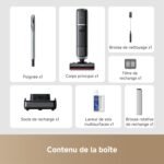 Aspirateur Laveur Dreame H15 Pro Heat : Eau Chaude et Bras IA