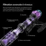 Aspirateur Balai sans Fil Ultenic U18 Pro : 55kPa et 80 Min