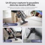 Aspirateur Balai sans Fil Ultenic U18 Pro : 55kPa et 80 Min