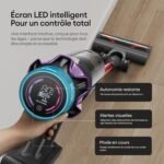 Aspirateur Balai sans Fil Ultenic U18 Pro : 55kPa et 80 Min