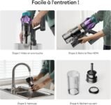 Aspirateur Balai sans Fil Ultenic U18 Pro : 55kPa et 80 Min