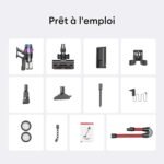 Aspirateur Balai sans Fil Ultenic U18 Pro : 55kPa et 80 Min