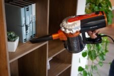 Aspirateur Balai avec Fil Ariete 2361 : 2 en 1 avec Brosse LED