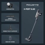 Aspirateur balai sans fil Rowenta X-Pert 6.60 : 45 min et 3-en-1