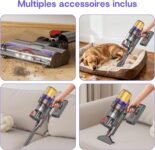 Aspirateur Balai Sans Fil Aodebiao V16 : Puissance et Autonomie Tactile