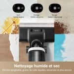 Aspirateur laveur sans fil Dreame H14 Pro : le nettoyage sous les meubles