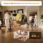Aspirateur laveur sans fil Roborock F25 LT : le nettoyage sous les meubles