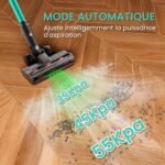 Aspirateur balai sans fil SmartAI V5 : puissant et endurant