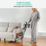 Aspirateur balai sans fil SmartAI V5 : puissant et endurant