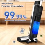 Aspirateur laveur sans fil Hearten : efficace sur poils et sols durs
