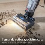 Aspirateur laveur avec fil Bissell EdgeFind, efficace sur poils