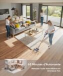 Aspirateur balai sans fil SunSare X7A Pro : efficace contre poils