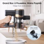 Aspirateur balai sans fil Lubluelu 450W : puissant et silencieux