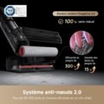 Aspirateur laveur sans fil Dreame H15 Pro FoamWash pour poils d’animaux