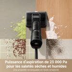 Aspirateur laveur sans fil Dreame H15 Pro FoamWash pour poils d’animaux